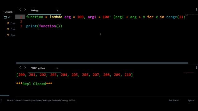 Lambda keyword in Python