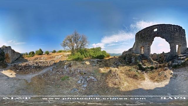 3D панорама. Мангуп-Кале. Стена Цитадели
