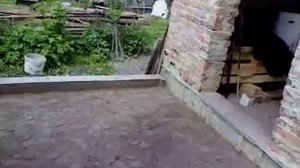 Заливка фундамента под навес