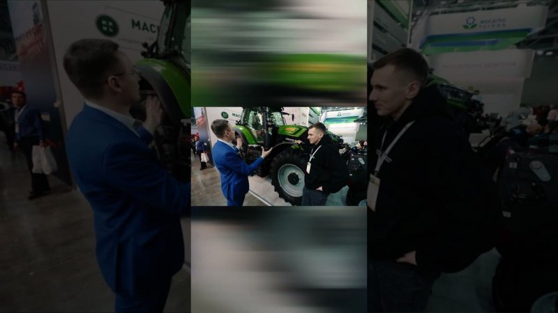 Deutz-Fahr Agrotron 7250 TTV на стенде дилера ТЕХНОДОМ на АГРОС-2024