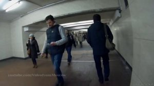 Вход на станцию метро Щукинская  // 20.01.2017