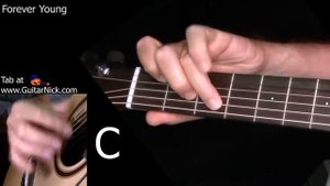 Forever Young, Alphaville: Easy Guitar Lesson + TAB | GuitarNick