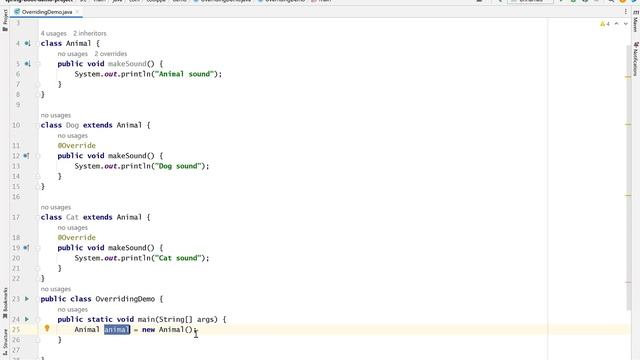 Method overriding in java with example | Core java interview questions смотреть онлайн