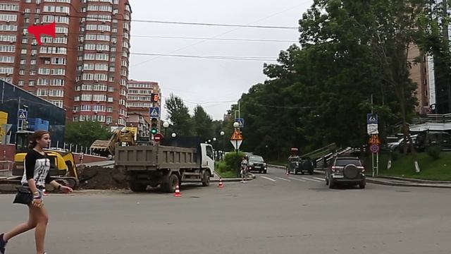 Перекресток на Дальпрессе во Владивостоке смотреть онлайн