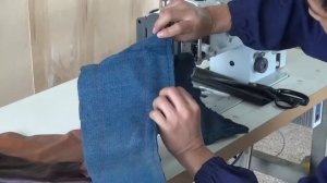 Одноигольная машина челночного стежка для тяжелых тканей