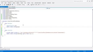 How to connect visual studio 2017 with database (postgresql)