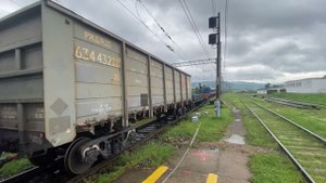 Маневровые работы на станции Слюдянка ВСЖД