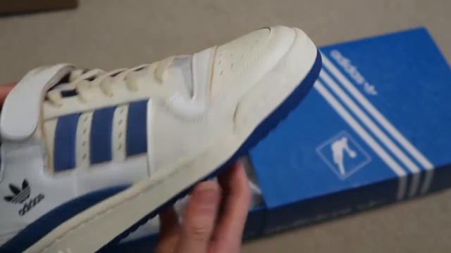 ADIDAS FORUM 84 LOW OG “BRIGHT BLUE” SNEAKER UNBOXING смотреть онлайн
