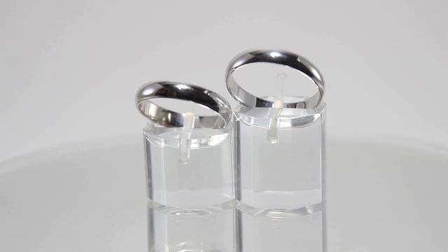 Обручальные кольца из серебра