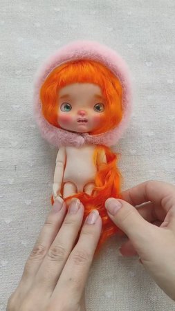 Шапочка для кукол Монст, баболи и подобных #doll #knitting #monst #diy #вязание #куклы