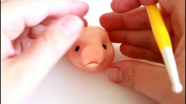 DIY a cute PIG / Clay Tutorial / Under 5 minutes смотреть онлайн