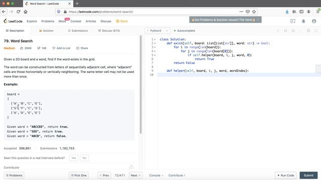LeetCode in Python 79. Word Search - Michelle小梦想家 смотреть онлайн