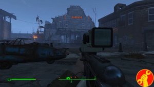 Fallout4 Легендарная снайперская винтовка с максимальным уроном, своими руками