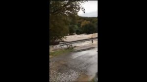 Катастрофическое наводнение на Сардинии. Разрушения в городе Битти
