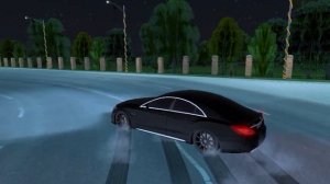Ночной дрифт на cls 63 amg в Black Russia??