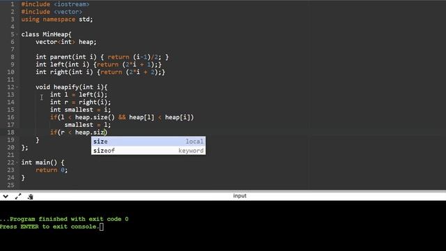 Binary Heap Implementation || Implement a Min Heap