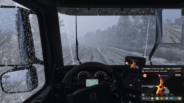 ÇEKİŞMELİ YOLCULUK - Euro Truck Simulator 2 (ETS 2) смотреть онлайн