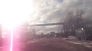 Город Балашов. Февраль. Поездка к автовокзалу.