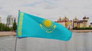 Флаг Казахстана