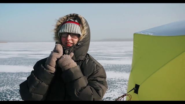 Трейлер -Зимняя рыбалка, Старооскольское водохранилище.