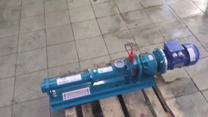 Винтовой насос для абразивной пульпы