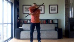 Самозащита с палкой Упражнения с гимнастической палкой 4 Здоровый позвоночник Улучшенная координаци