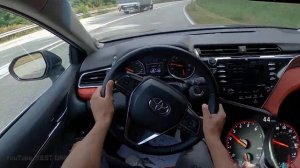Toyota Camry 3.5 максимальная скорость автобан POV