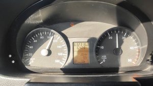 Езда на автомобиле Мерседес Спринтер. Вид изнутри. Driving a Mercedes Sprinter. Inside view. #1