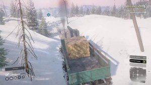 SnowRunner. Кольский полуостров. Ковдозеро. Поручение «Неясный прогноз».
