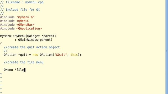 gui programming in qt example 5b qtmenu смотреть онлайн