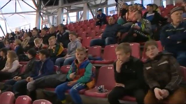 СПОРТ-М 13.04.2017. ГАНДБОЛ. ЧЕМПИОНАТ СТРАНЫ. ПЛЕЙ-ОФФ. "МАШЕКА" - "ВИТЯЗЬ". © ТРК "МОГИЛЕВ" смотреть онлайн