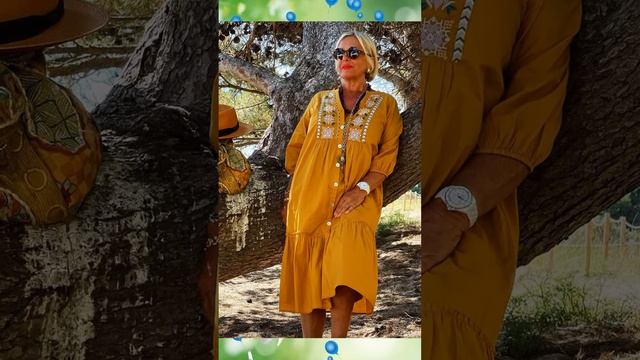 Летние платья бохо для дам 55-60/Summer boho dresses for ladies 55-60