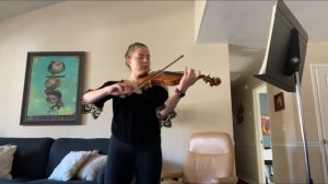 Eliza Moyer performs Sonata No. 1, Presto by J.S. Bach