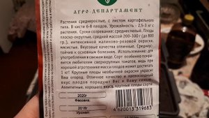 обзор и посадка семян томатов сорт - розовый гигант.