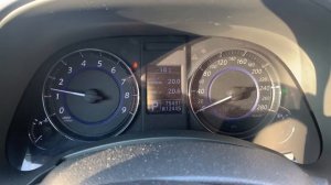 Infiniti FX37 cold start