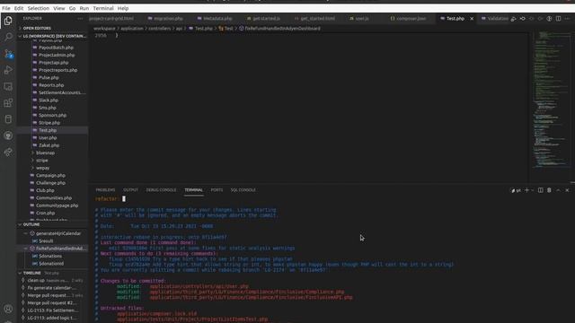 Using Rebase to Clean Up Commit Logs смотреть онлайн