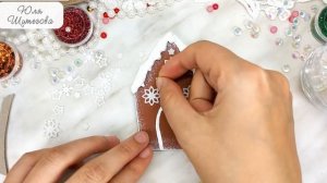 Простые идеи из картона: новогодние пряничные домики и кружка ?⛄Декор к Новому Году своими руками