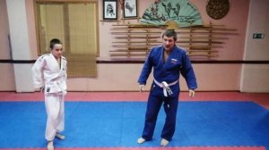 Комбинация в дзюдо: Задняя подножка - боковая подсечка и наоборот