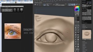 Zbrush Sculpting - 1x Sculpting Nose, Mouth, Eye, Ear