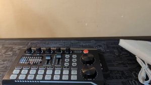 Facmogu F998 Live Sound Card Audio Mixer