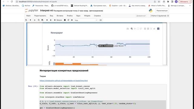 Инструмент interpretation.ml для интерактивной интерпретации моделей машинного обучения