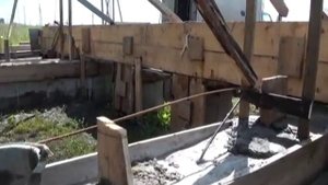 Дом 1 часть из опилка цемента