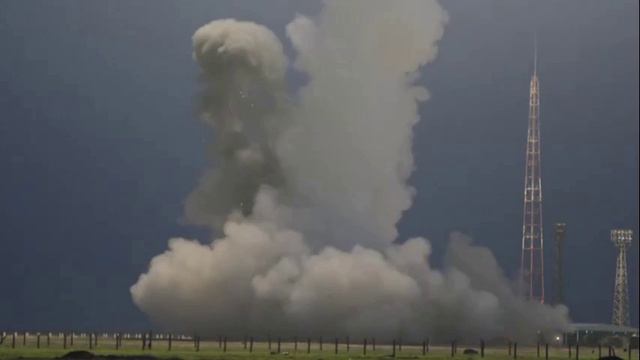 Минобороны публикует кадры запуска межконтинентальной баллистической ракеты