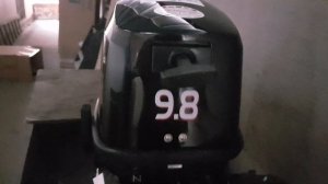 первый запуск поступившего мотора 9.8 HIDEA