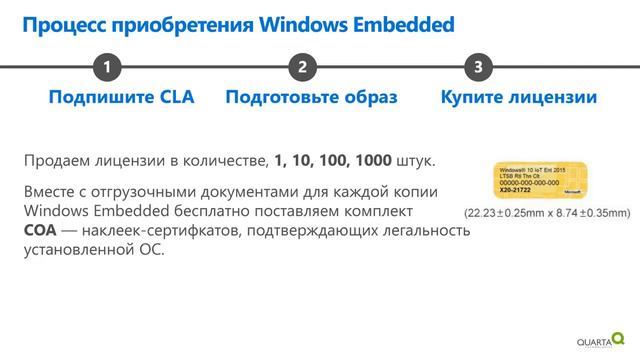 Вебинар «Обзор линейки Windows 10 IoT»