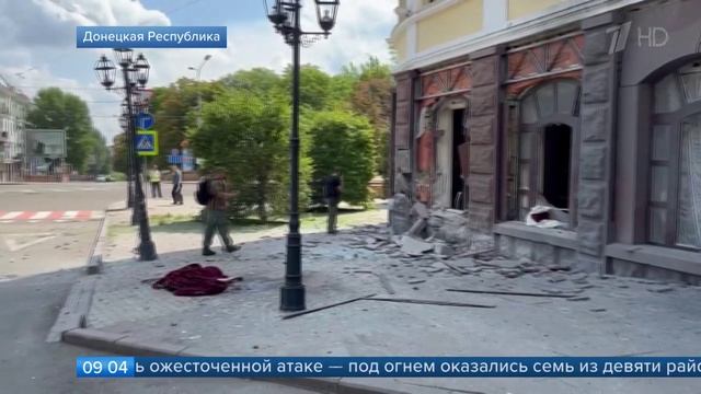 Украинские войска с утра возобновили обстрелы Донецка