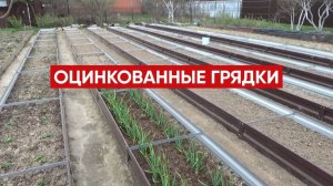 Оцинкованные грядки с полимерным покрытием