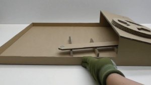 Как сделать Игра За рулём из картона Игра машинка на магните