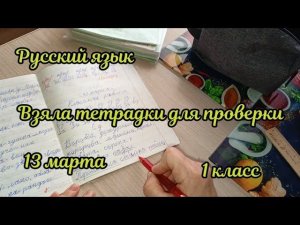 Взяла тетрадки для проверки
