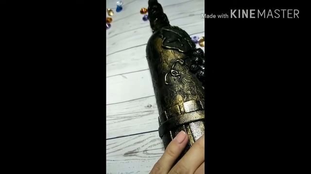 Декор бутылки вина своими руками смотреть онлайн